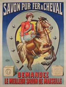 Cartaz para o sabonete Ferradura