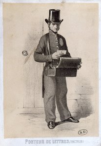 Carteiro, c.1865 de French School