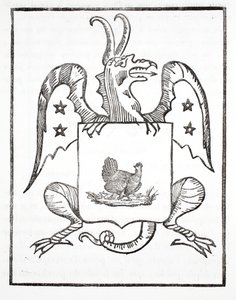 Galinha Negra, frontispício, O Dragão Vermelho de French School