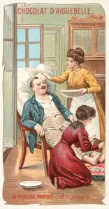 Medicina prática - apoplexia (chromolitho) de French School