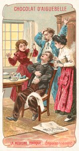 Medicina prática - envenenamento (chromolitho) de French School
