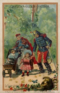 Pram (chromolitho) de French School