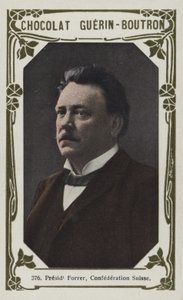 Presidente Forrer, Confederation Suisse (foto colorida) de French School