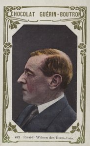 Presidente Wilson dos Estados Unidos (foto colorida) de French School
