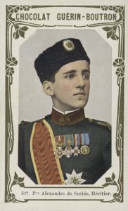 Príncipe Alexandre da Sérvia, Heritier (foto colorida) de French School