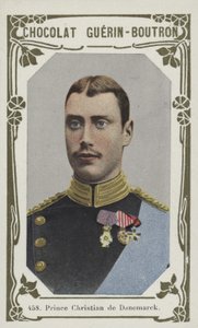 Príncipe Christian de Danemarck (foto colorida) de French School