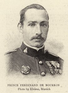 Príncipe Fernando de Bourbon (gravura) de French School