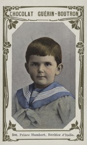 Príncipe Humbert, Heritier dItalie (foto colorida) de French School