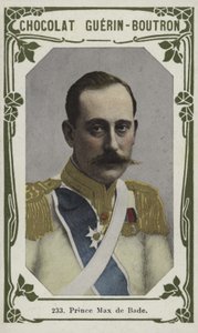Príncipe Max de Bade (foto colorida) de French School