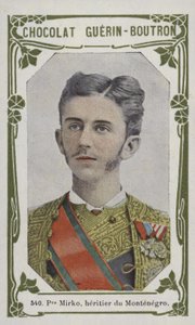 Príncipe Mirko, heritier du Montenegro (foto colorida) de French School
