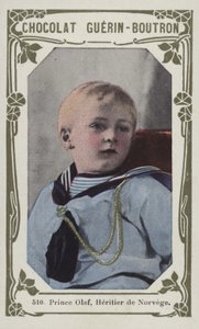 Príncipe Olaf, Heritier da Noruega (foto colorida) de French School