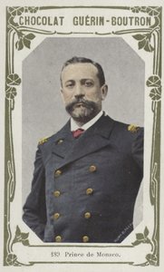 Príncipe de Mônaco (foto colorida) de French School