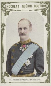 Príncipe herdeiro de Danemarck (foto colorida) de French School