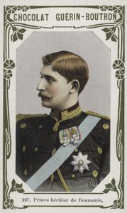 Príncipe herdeiro da Roménia (foto colorida) de French School