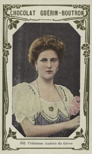 Princesa Andree da Grécia (foto colorida) de French School