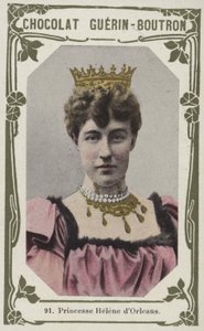 Princesse Helene dOrleans (foto colorida) de French School