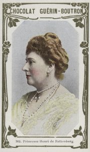 Princesa Henri de Battenberg (foto colorida) de French School