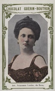 Princesa Louise, da Saxônia (foto colorida) de French School