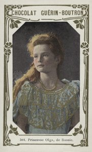 Princesa Olga da Rússia (foto colorida) de French School