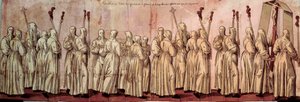 Procissão dos Penitentes Brancos ou Henrique III de French School