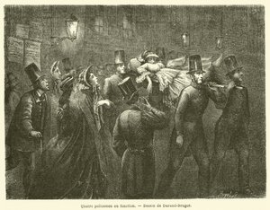 Quatro polícias em serviço (gravação) de French School