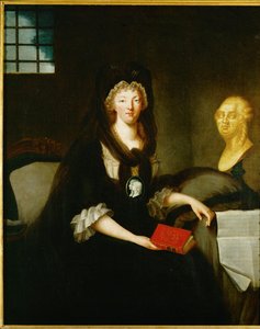 A rainha Maria Antonieta presa na Conciergerie ... de French School