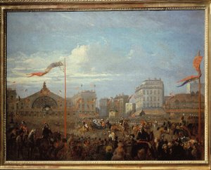 Rainha Vitória (1819-1901) Chegando à Gare de l