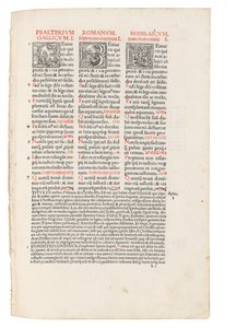 Quincuplex Psalterium, editado por Jacques Le Fèvre d&39;Etaples, Paris: Henri Estienne, segunda edição de French School