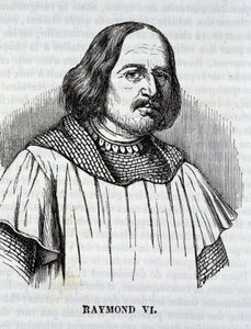 Raymond VI em "La Mosaique du midi", Toulouse de French School