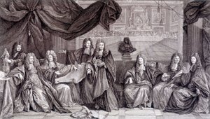 Recuperação de Luís XIV, c. 1689. de French School