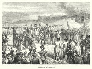 Rendição de Huningue (gravura) de French School