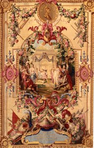 Tapeçaria de Regence Gobelins com a história de Dom Quixote, 1717-18 de French School