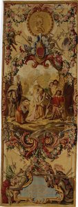 Tapeçaria de Regence Gobelins com a história de Dom Quixote, 1717-18 de French School