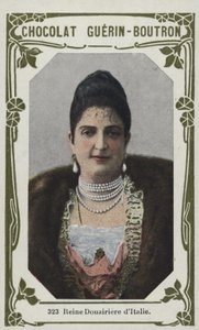 Rainha Douairiere dItalie (foto colorida) de French School