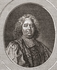 René Pucelle, 1655-1745. Magistrado francês e abade de São Leonardo Corbigny. Das horas livres publicadas 1908. de French School