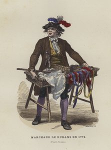 Vendedor de fitas, 1774 de French School