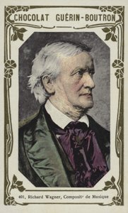 Richard Wagner, compositor musical (foto colorida) de French School