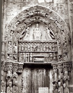 Baía direita do Portal Real, meados do século XII de French School