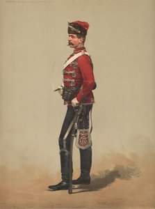 Capitão, brandenburg, hussar, reg., N º 3 de French School