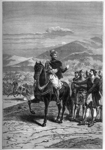Robert the Bruce antes de Bannockburn, 1313, Escócia - Robert I da Escócia de French School