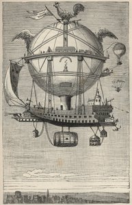 O balão Minerva de Robertson de French School