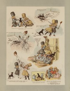 Robinson Crusoe (cor litho) de French School