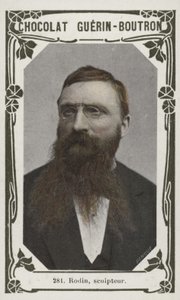 Rodin, escultor (foto colorida) de French School