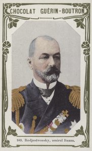 Rodjestvensky, almirante russo (foto colorida) de French School