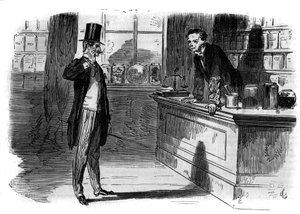 Série romana: "Os Puritanos de Paris" de Paul Bocage (1824-1887). Gravação em "Les bons romances". de French School