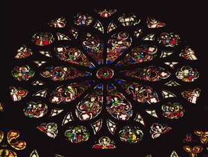 Rose window de French School