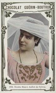 Rosita Mauri, Sylvia Ballet (foto colorida) de French School
