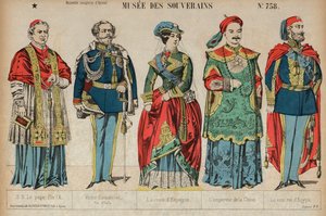 Royalty (gravura colorida) de French School