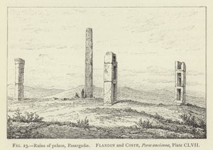 Ruínas do palácio, Pasárgada de French School