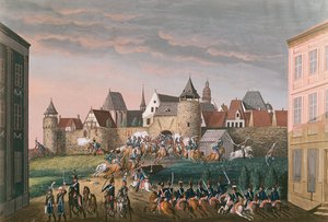 Corrida das tropas imperiais em Hoscht, 28 de agosto de 1800 de French School